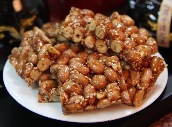 宜蘭名產素珍花生糖 黑芝麻酥 南瓜子酥 杏仁酥0g 240g Boowa台灣易購網